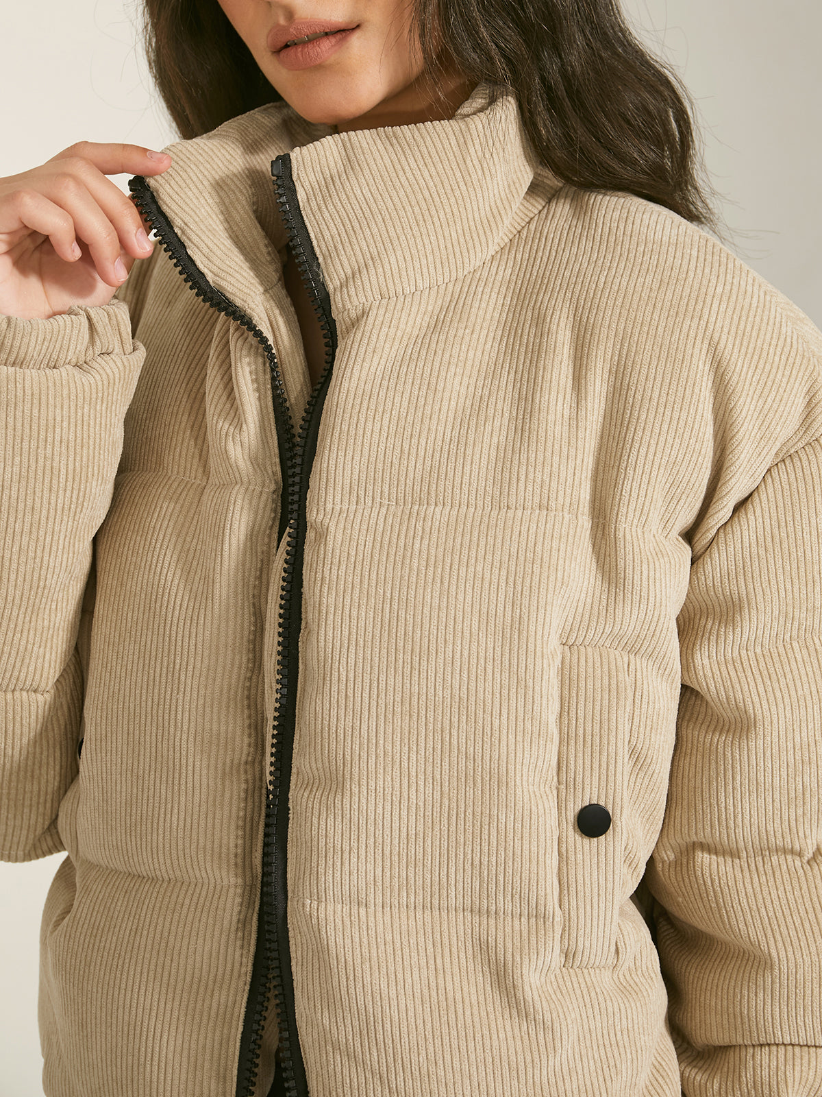 Lara | Beige jas voor dames