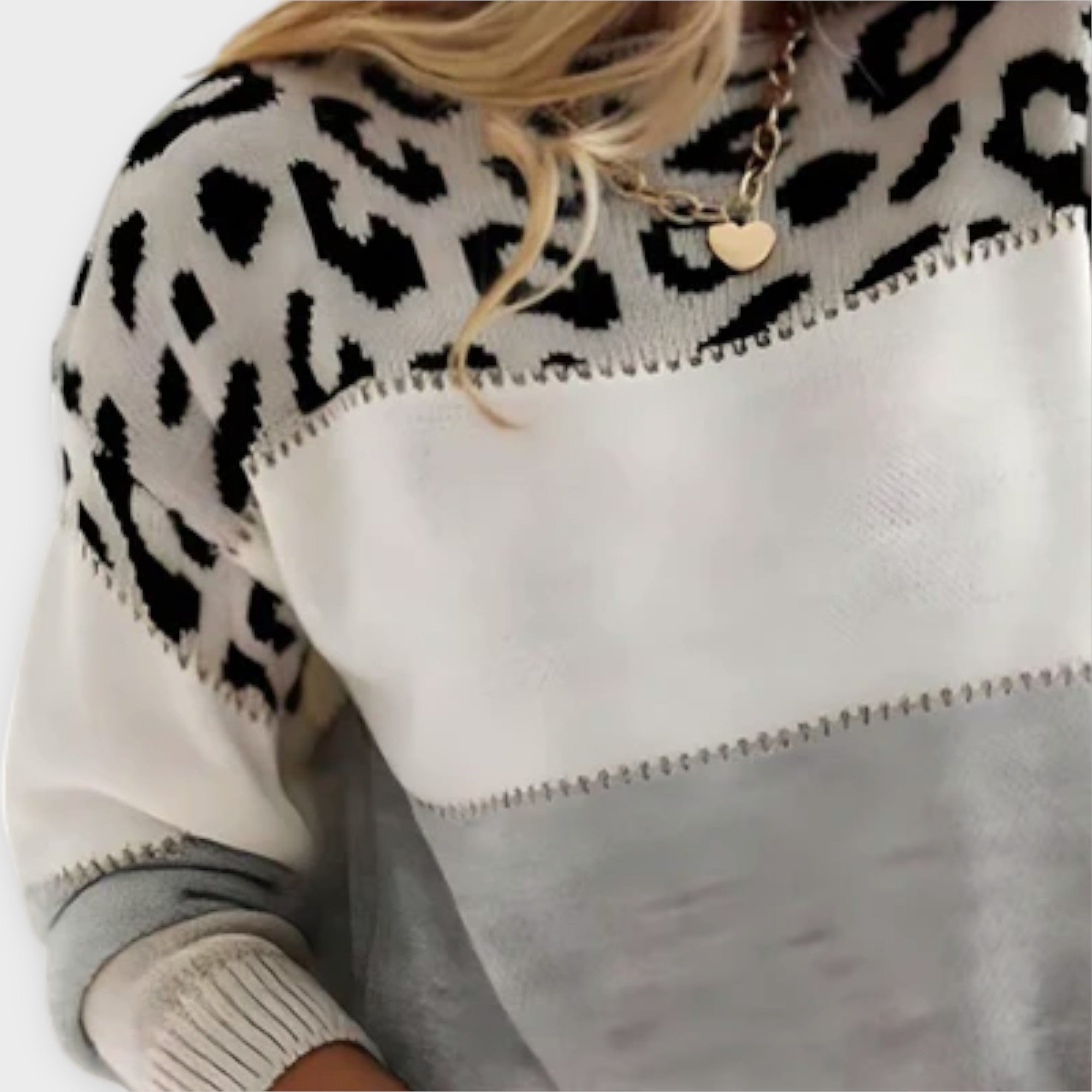 Stil&Co – Casual trui met luipaardprint