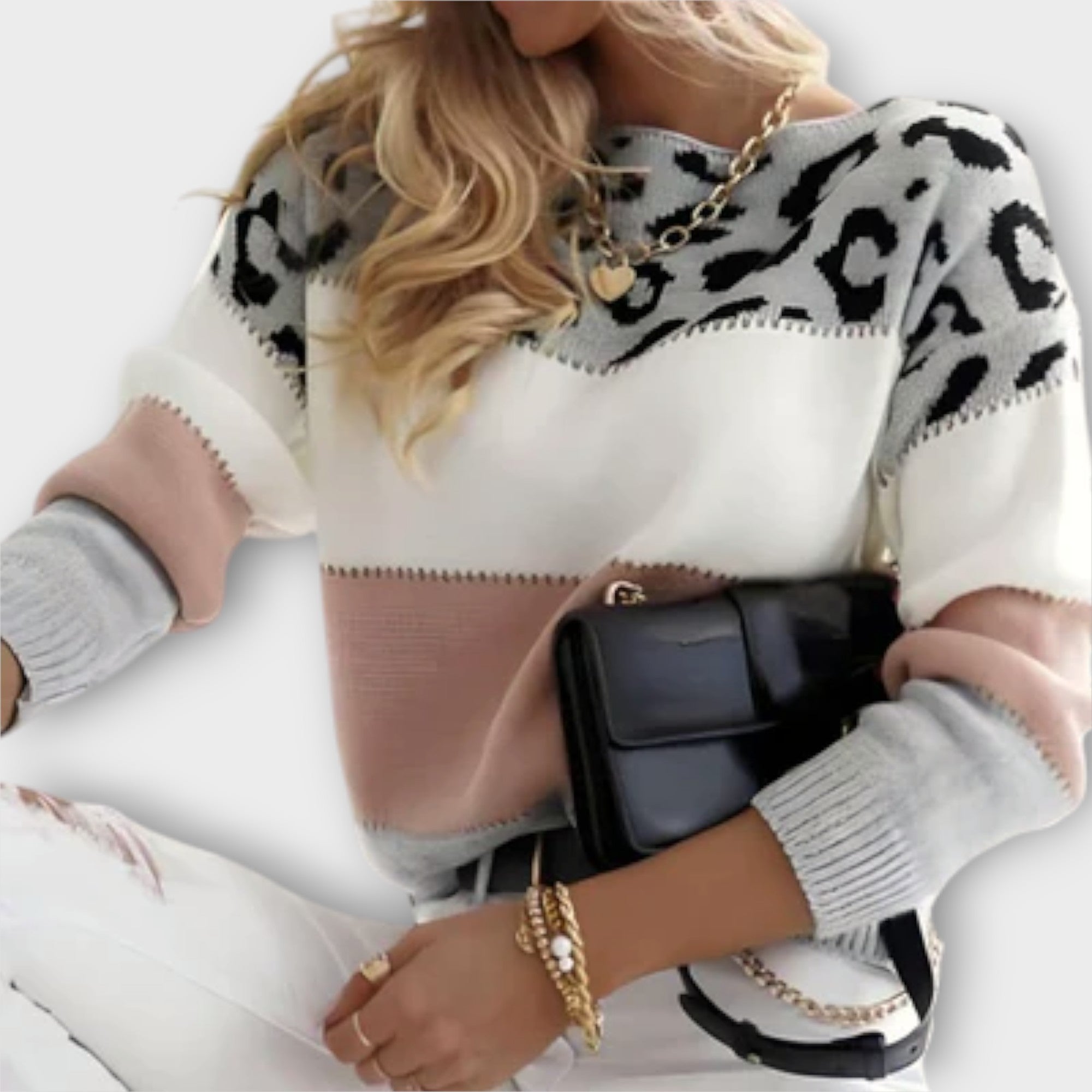 Stil&Co – Casual trui met luipaardprint