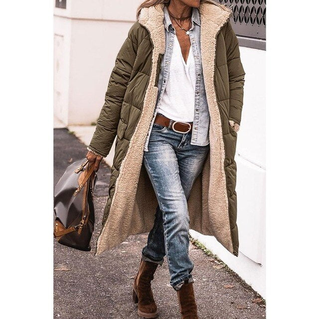 Ariella | Lange Sherpa Jas