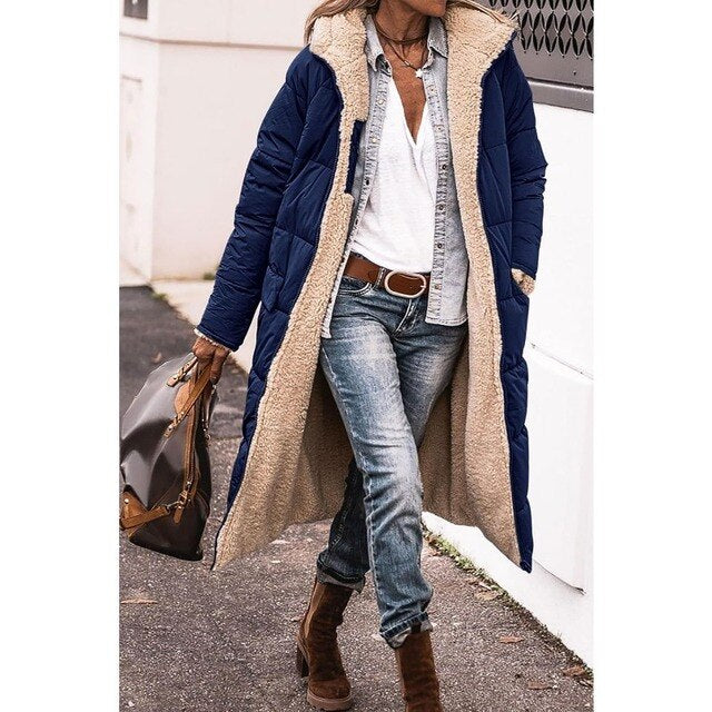 Ariella | Lange Sherpa Jas
