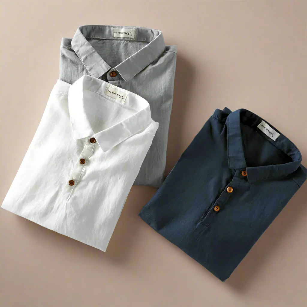 ECHTE ITALIAANSE LINEN HEMD