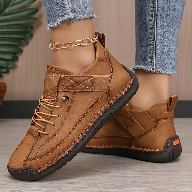 Sophie | Luxe Wandelschoenen in Beige