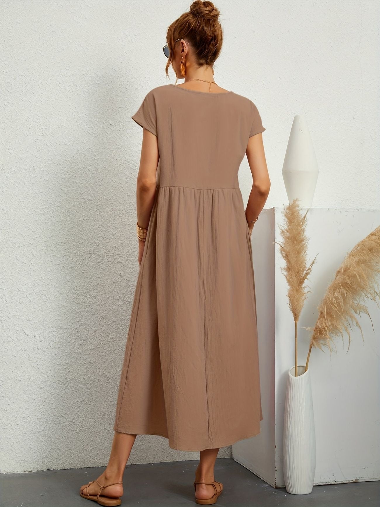 Greta™ | Casual linnen jurk