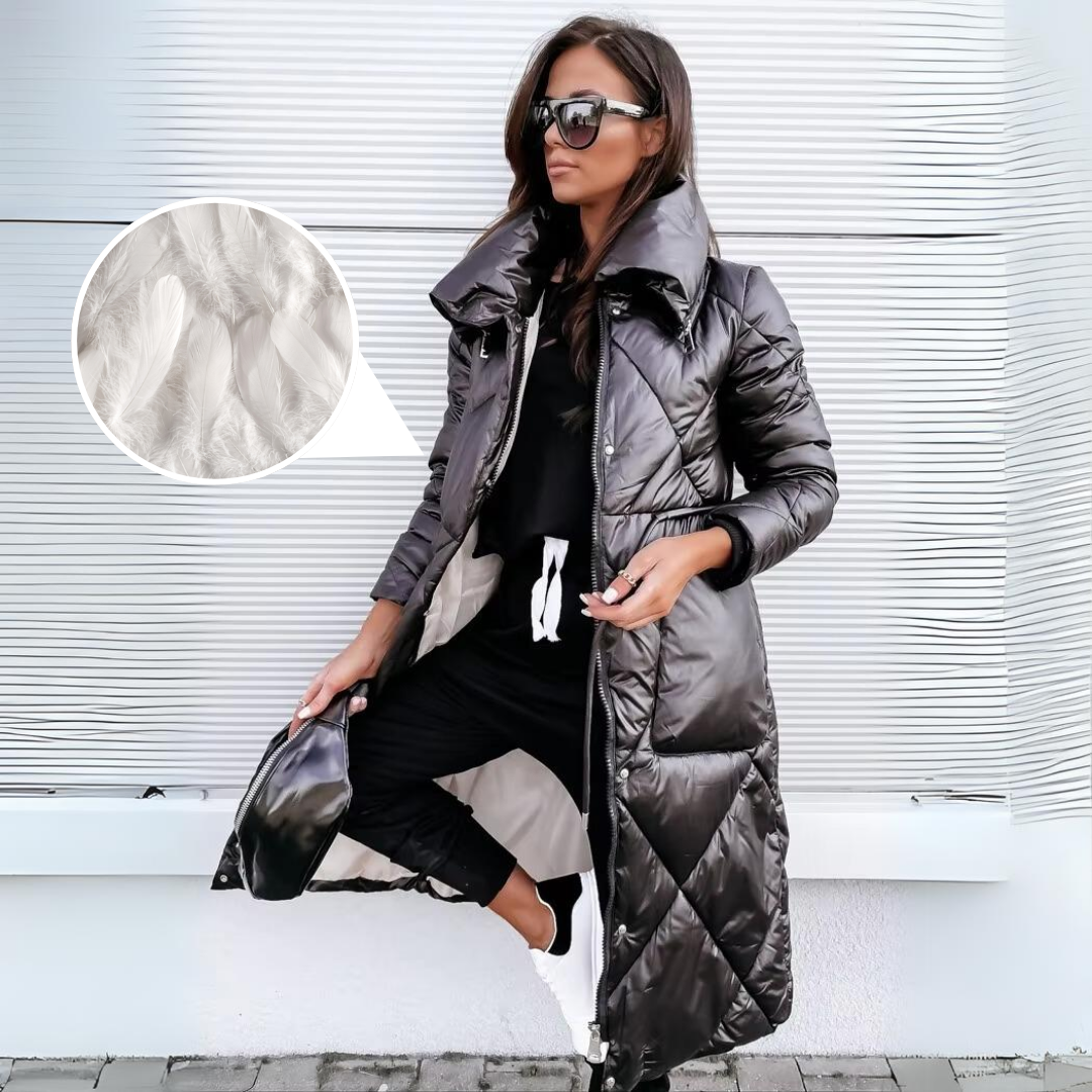 Charlene | Luxe Gequilted Lange Puffer