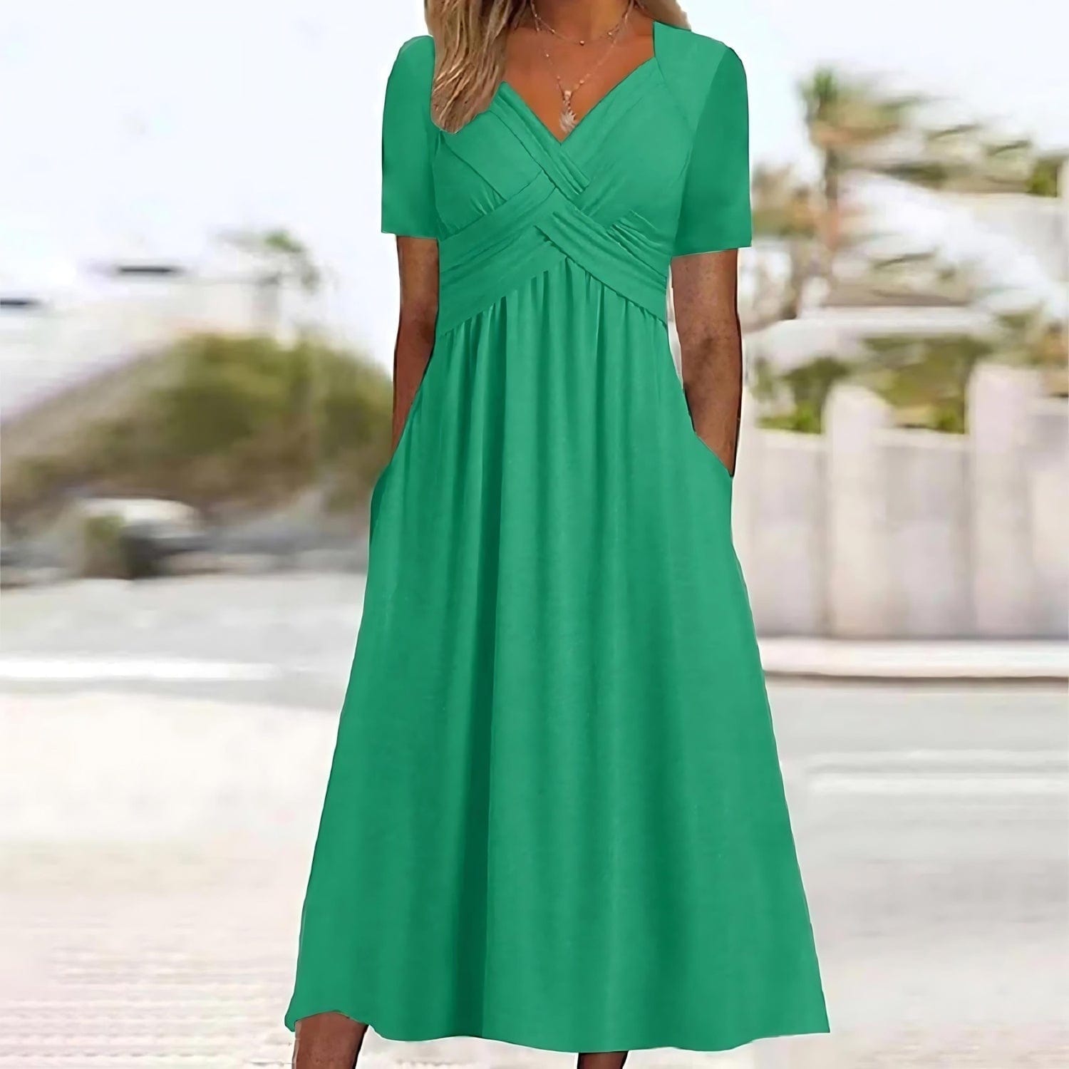 Nadia™ | Chique en elegante midi-jurk