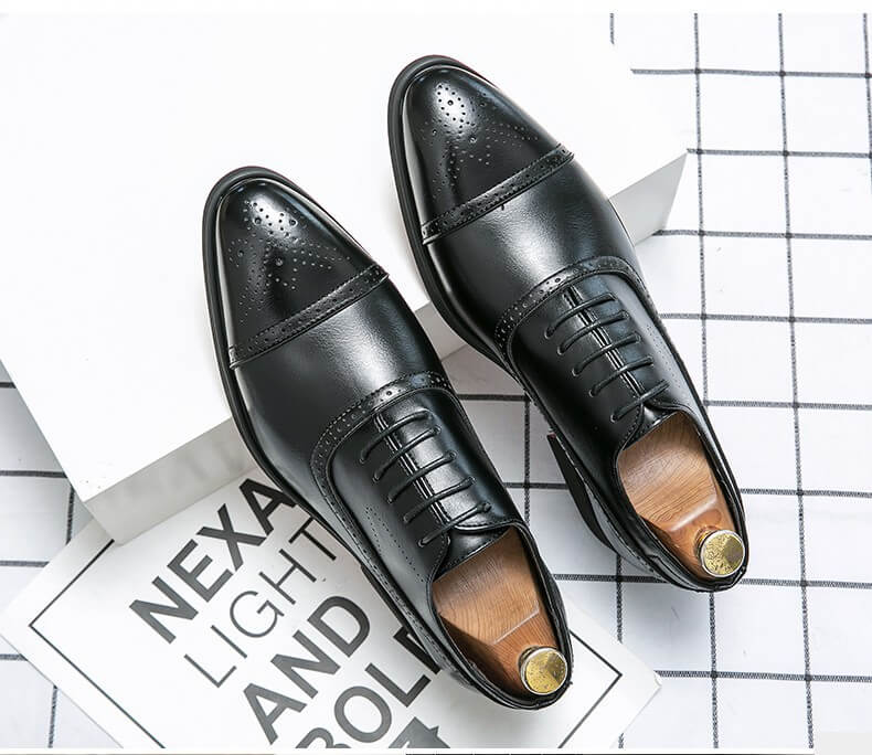 Casper – Cambridge Leren Brogues
