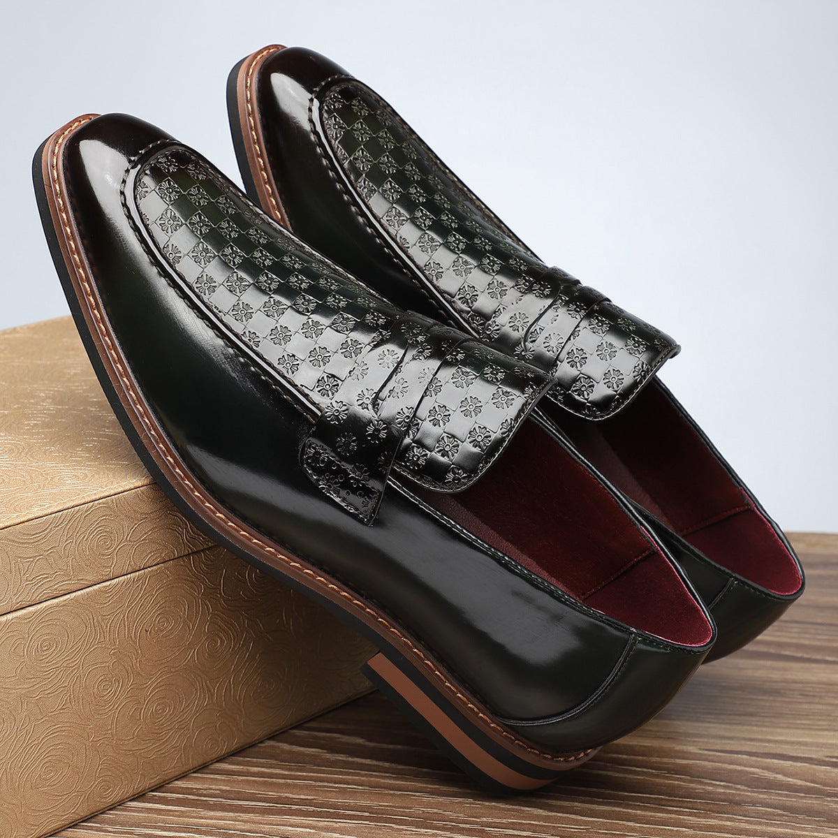 Victor – Venture Leren Loafers