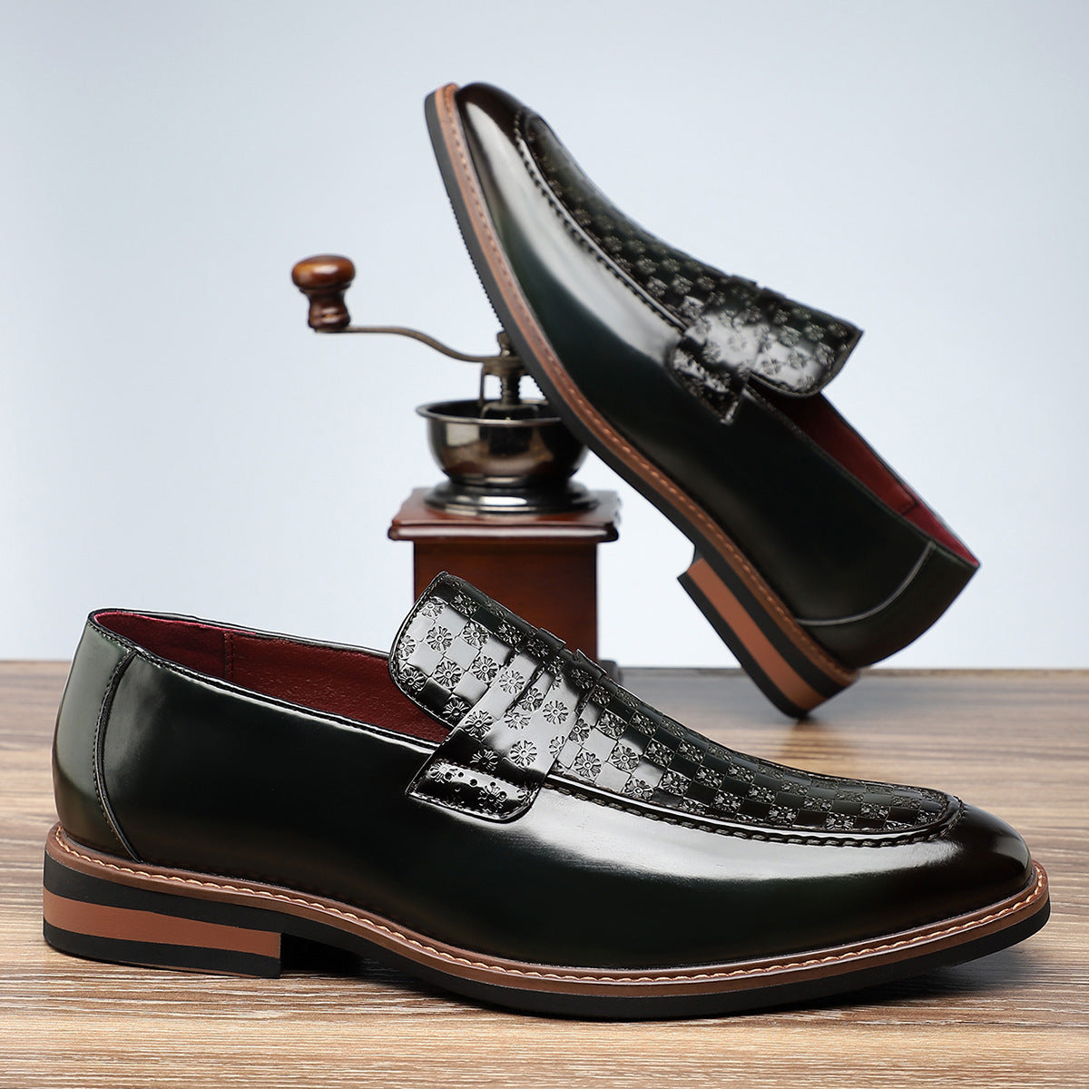 Victor – Venture Leren Loafers