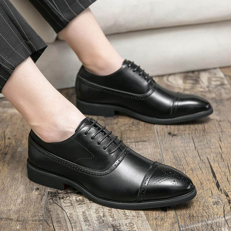 Casper – Cambridge Leren Brogues