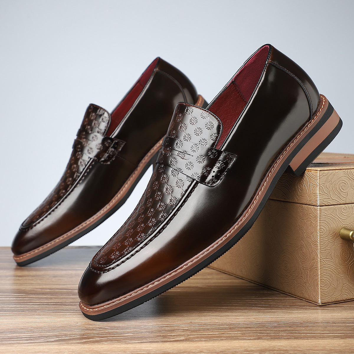 Victor – Venture Leren Loafers