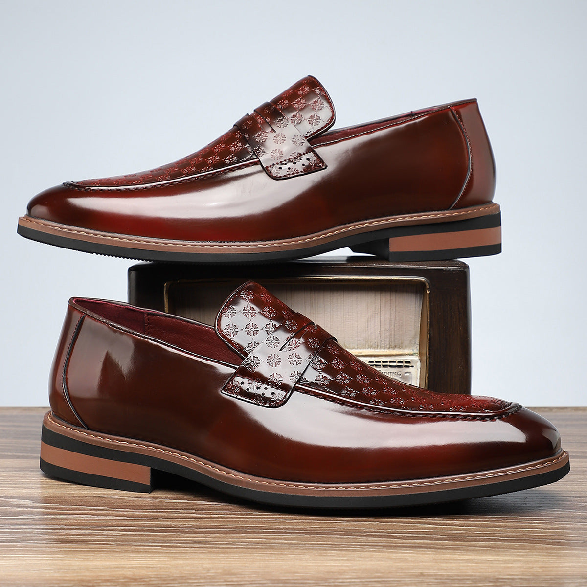 Victor – Venture Leren Loafers