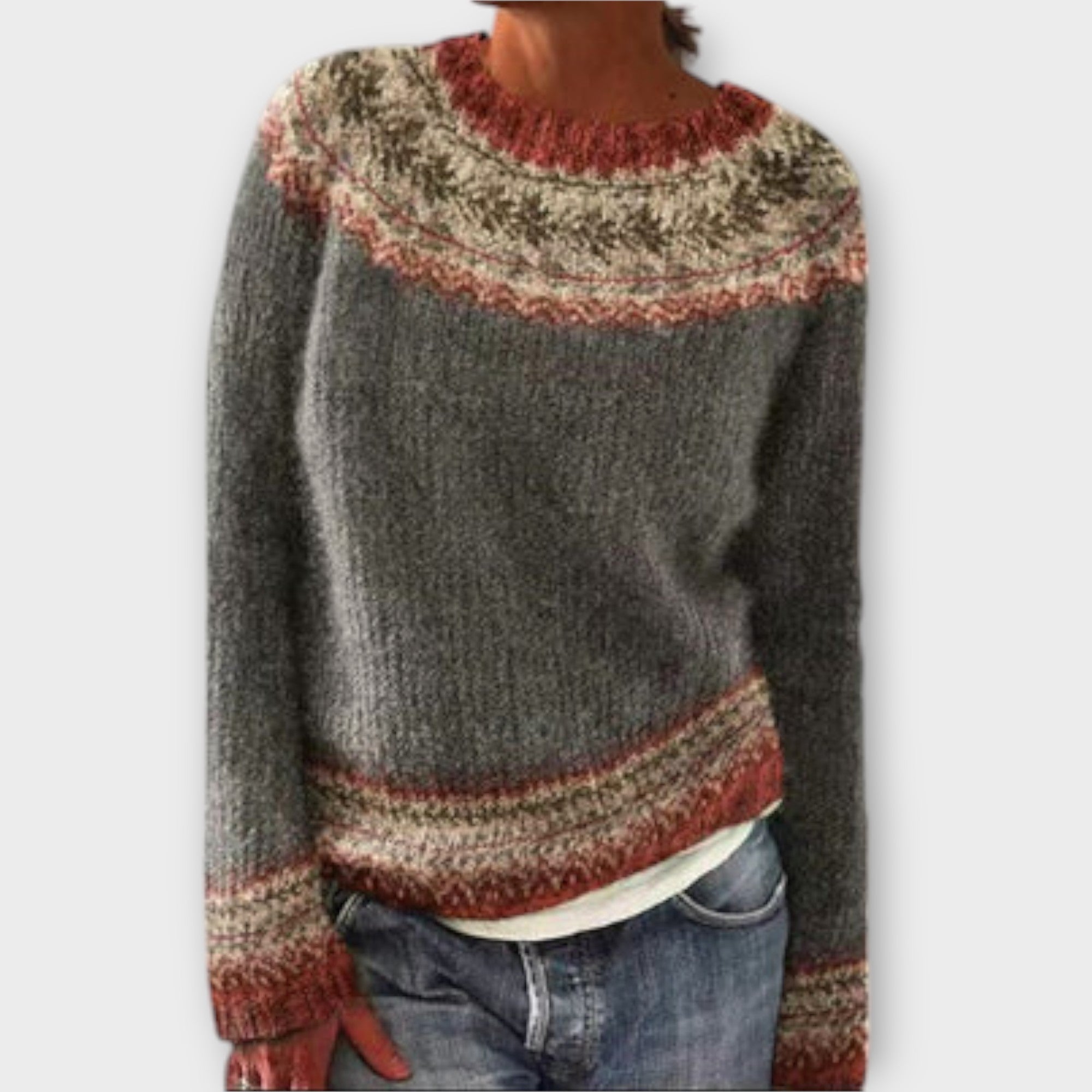 Stil&Co – Vintage gebreide trui voor dames