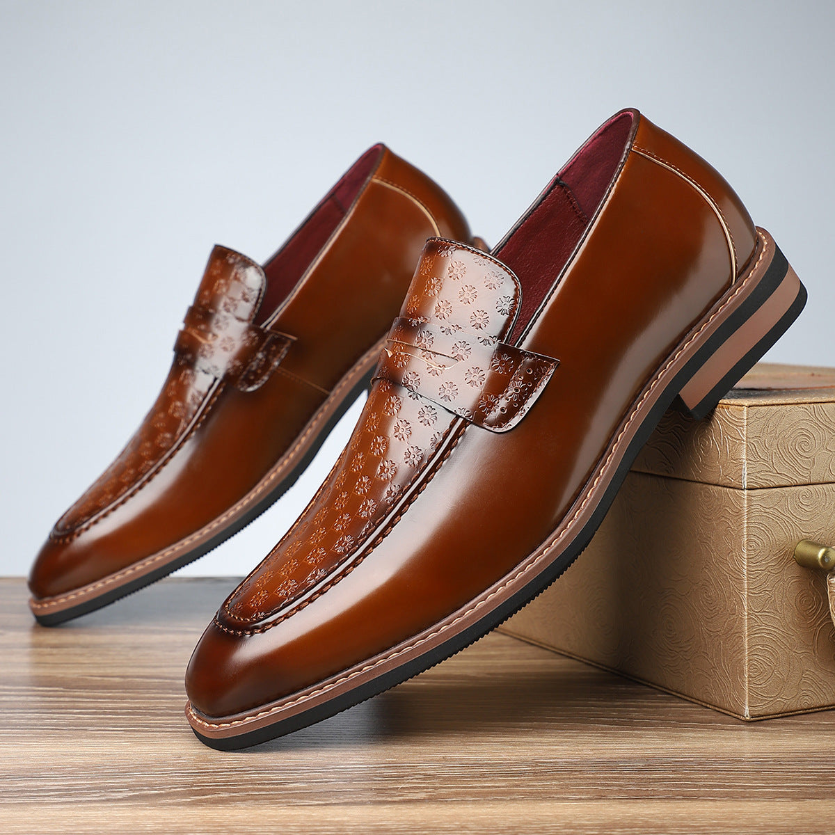 Victor – Venture Leren Loafers