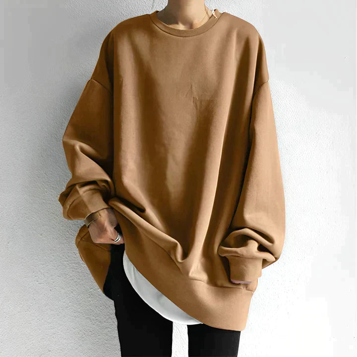 Femke | Oversized Trui met Ronde Hals