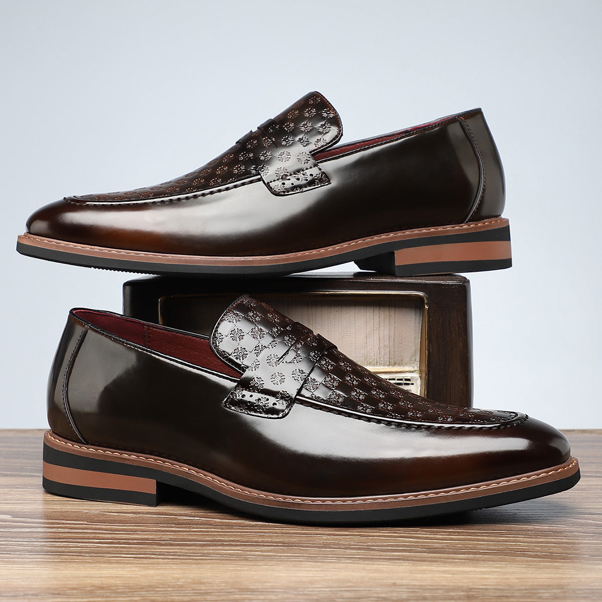Victor – Venture Leren Loafers