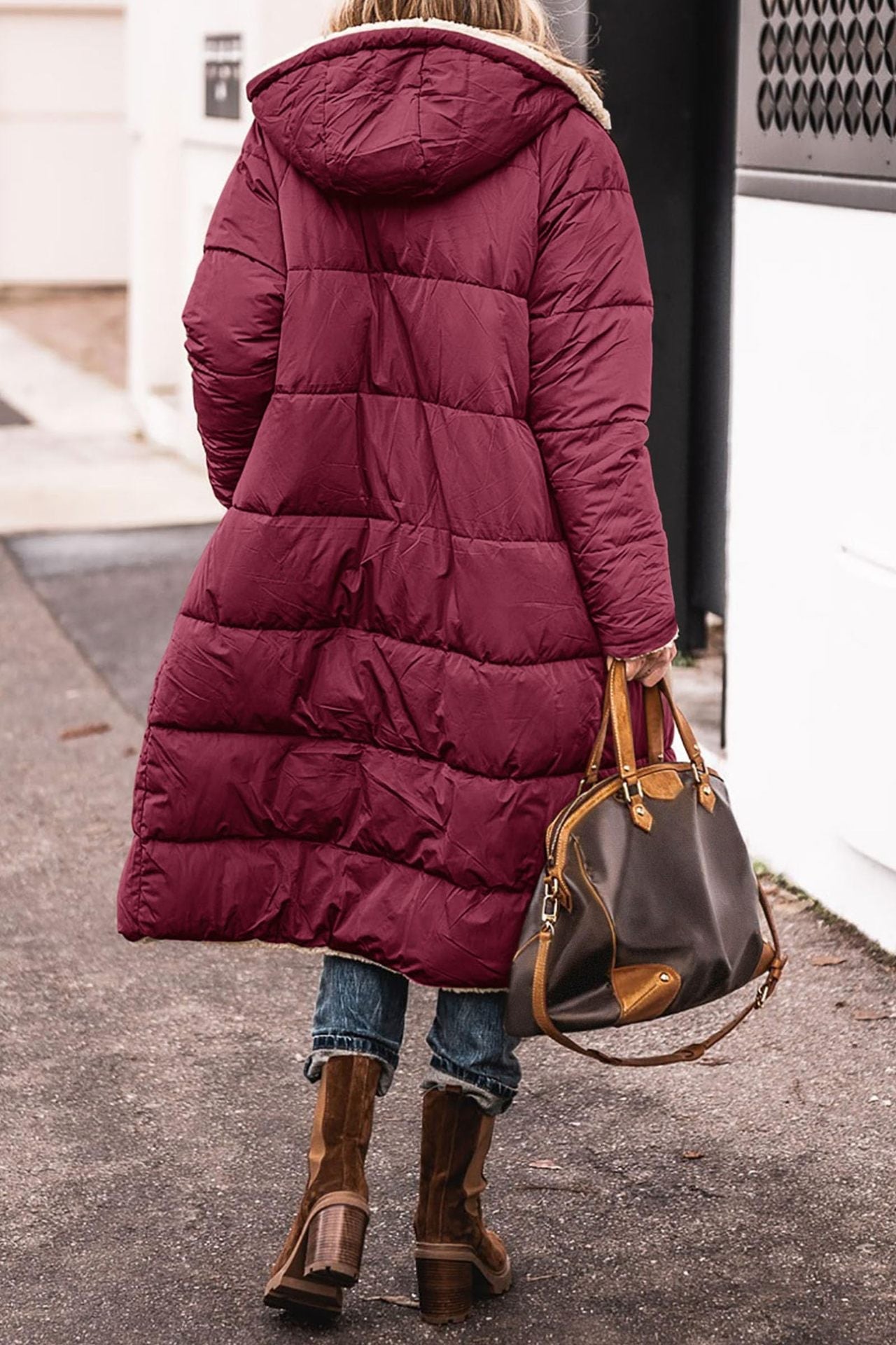 Ariella | Lange Sherpa Jas