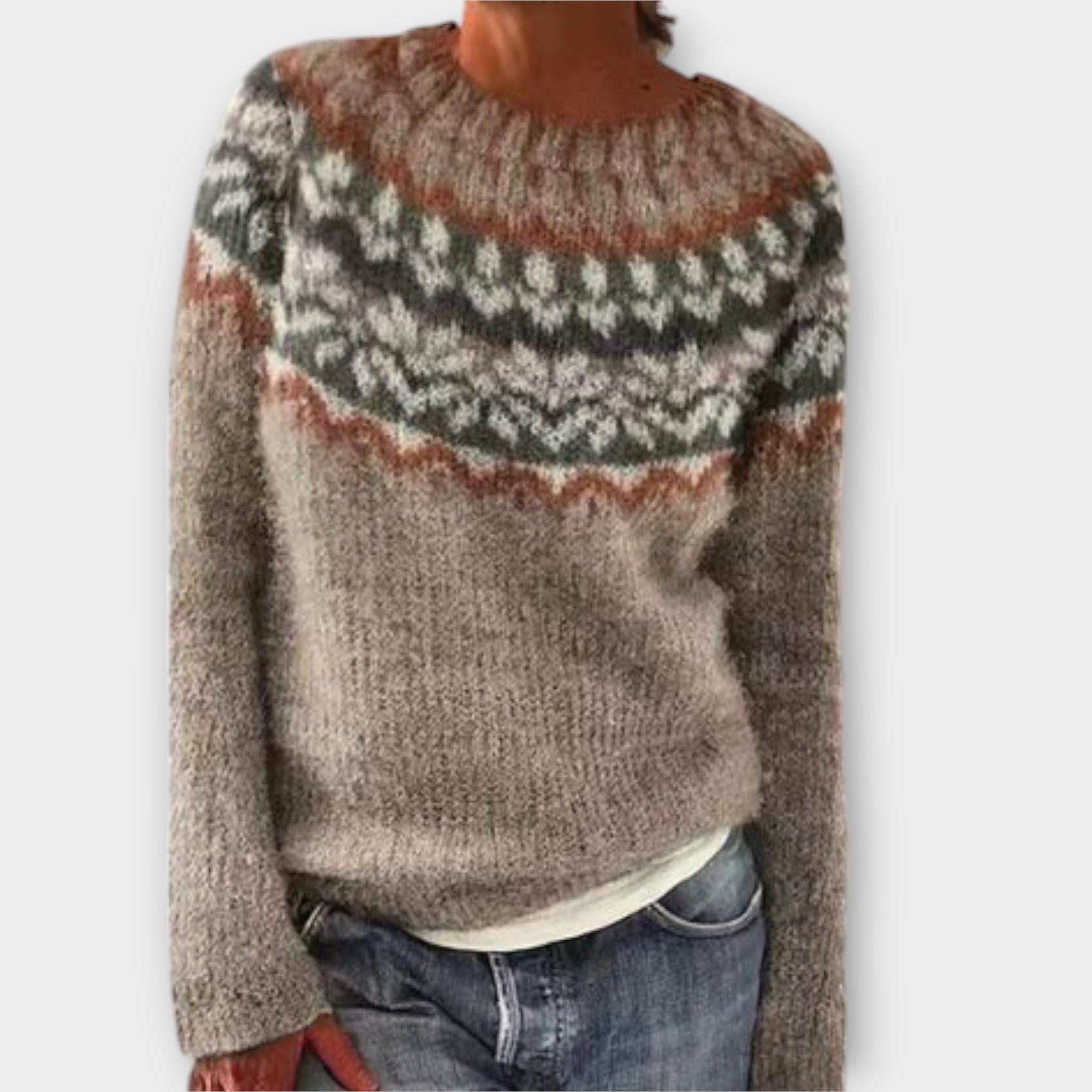 Stil&Co – Vintage gebreide trui voor dames