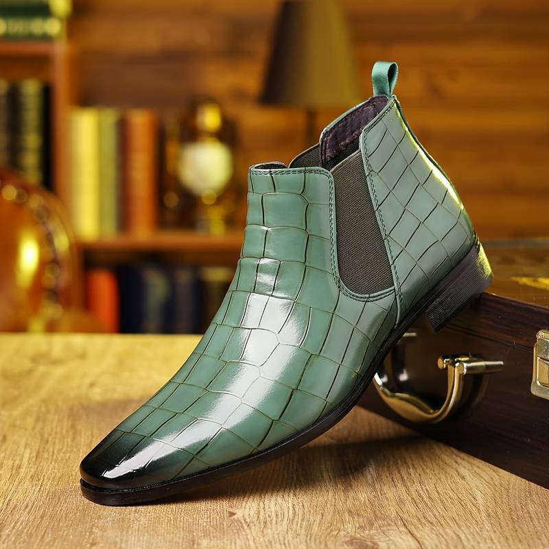 Arend – Alligator Elegance Chelsea Boots