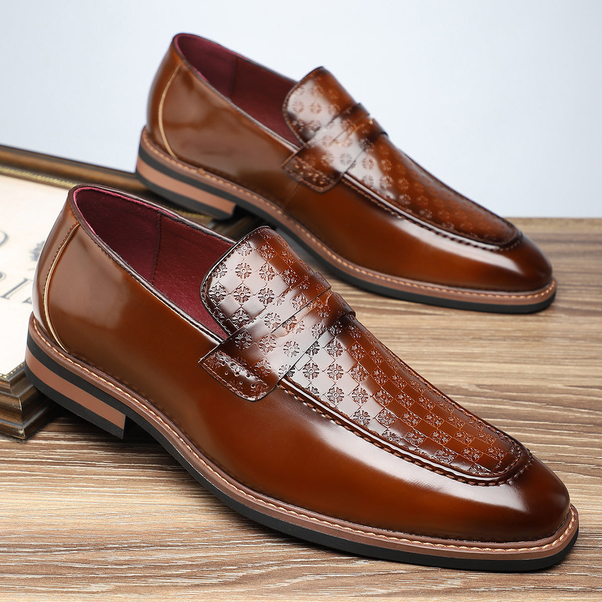 Victor – Venture Leren Loafers