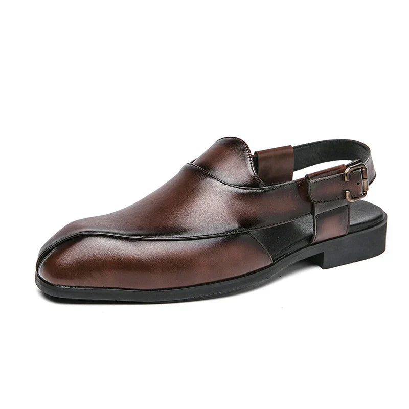 Cas – Cambridge Leren Cut-Out Loafers