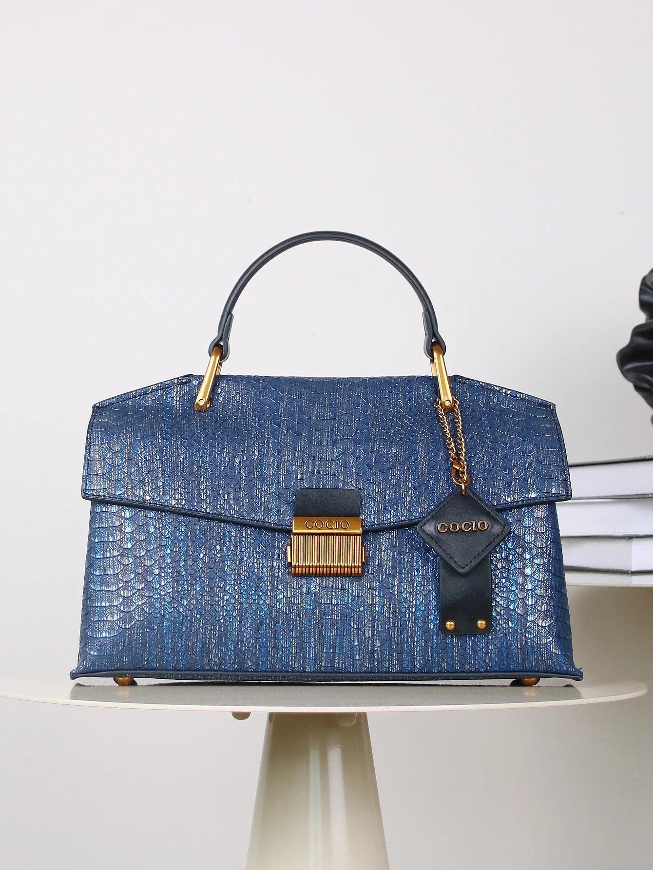 Celeste | Luxe Python Tote Tas