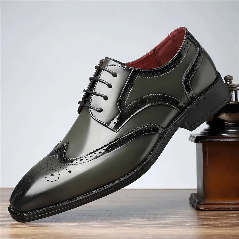 Max – Maxwell Leren Oxford Schoenen