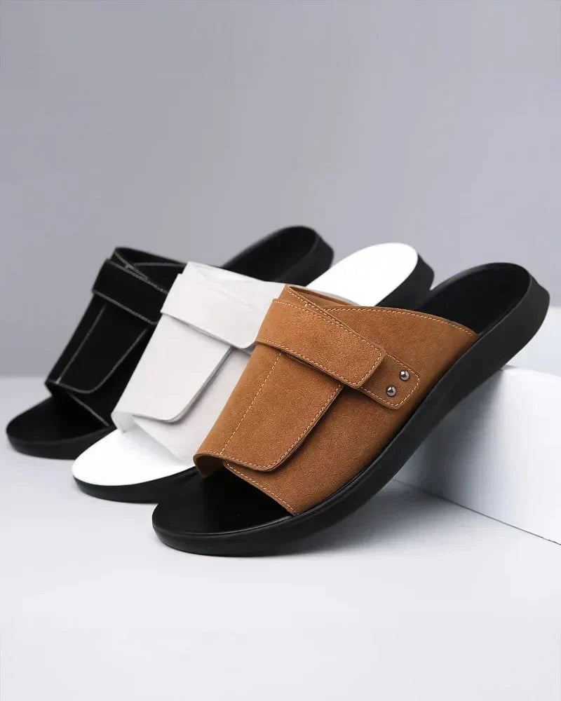 Caelis | Suède Instapsandalen