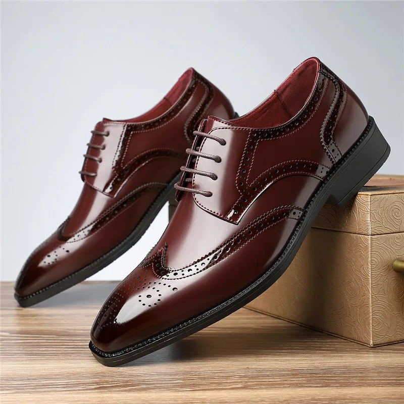 Max – Maxwell Leren Oxford Schoenen