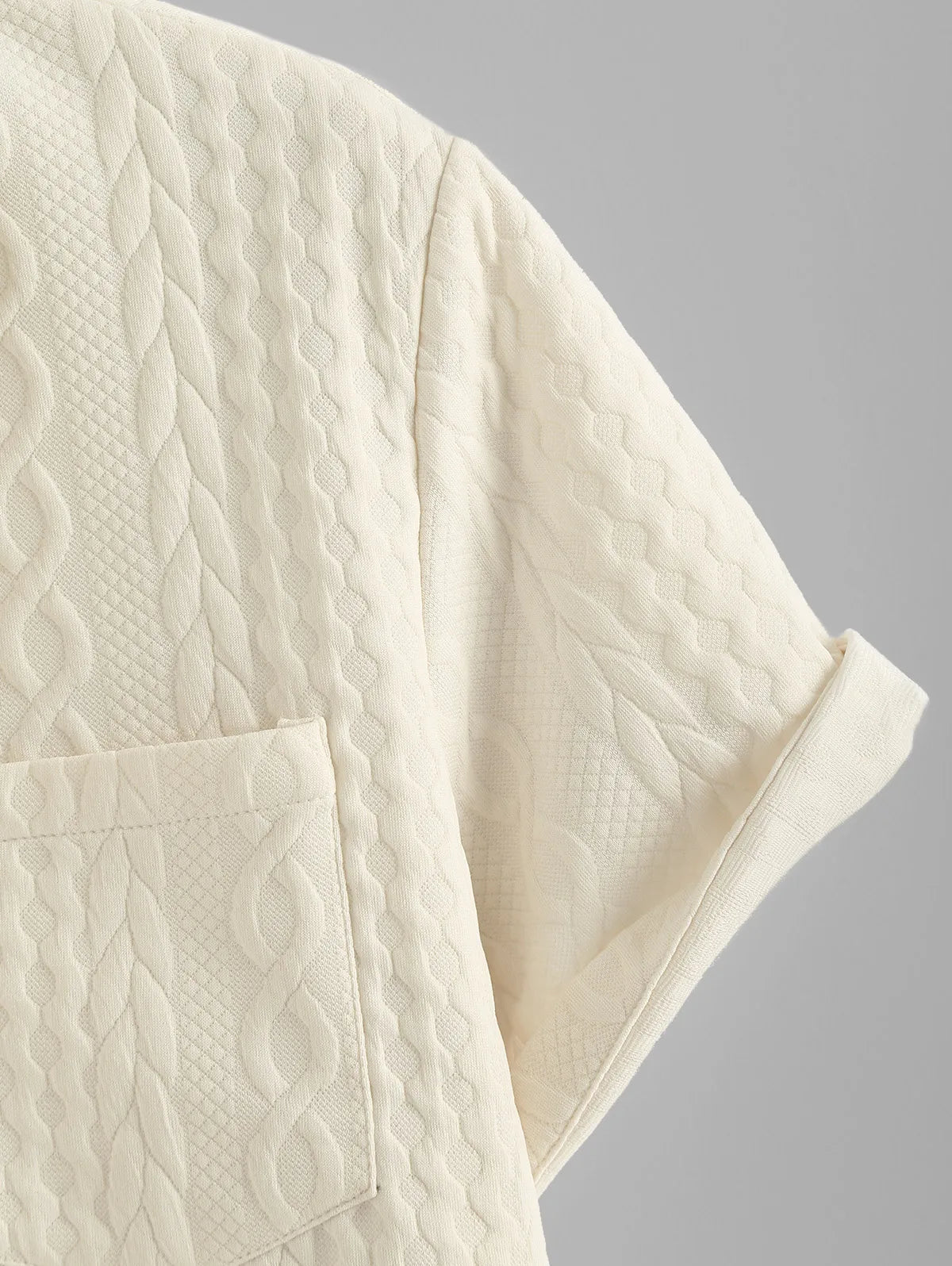 Op maat gemaakte textuur jacquard overhemd