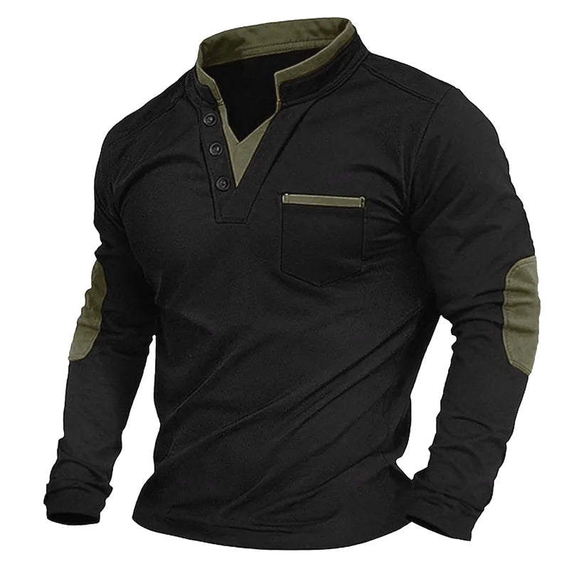 Mauro | Luxe V-hals Sweatshirt voor Hem