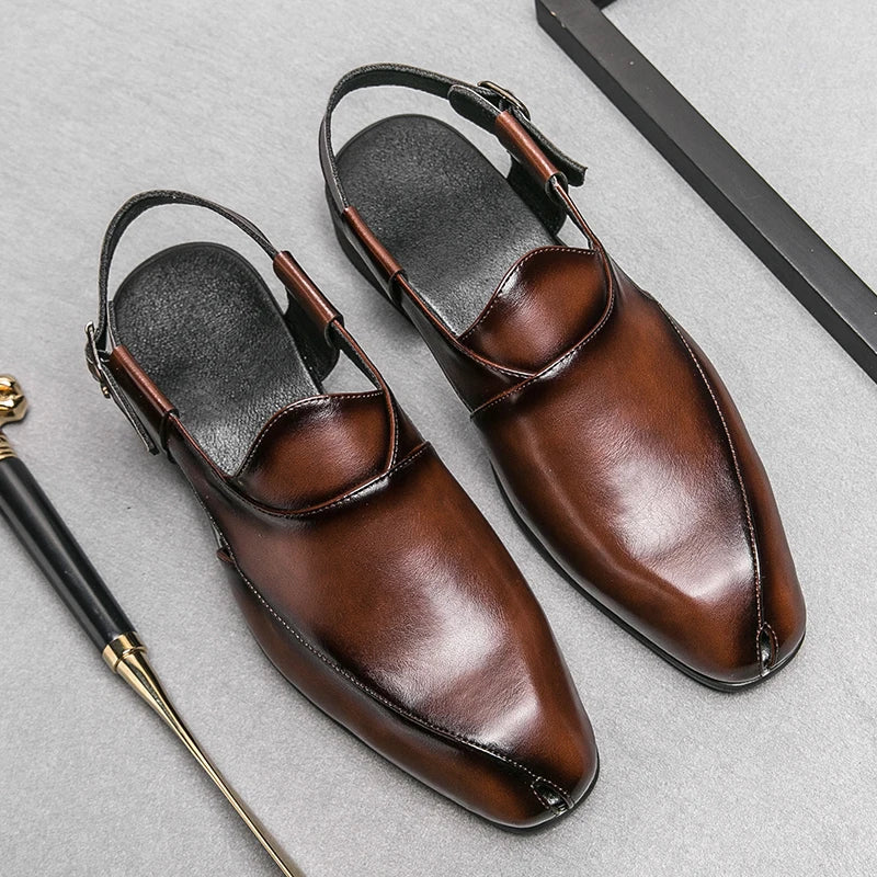 Cas – Cambridge Leren Cut-Out Loafers