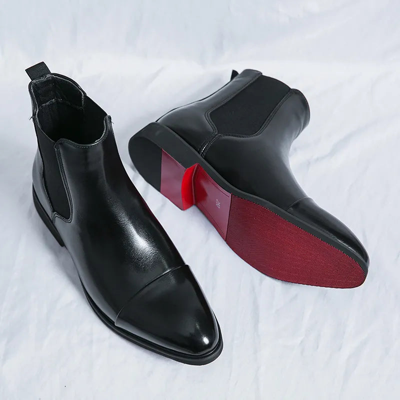 Wim | Elegante Leren Enkellaarsjes