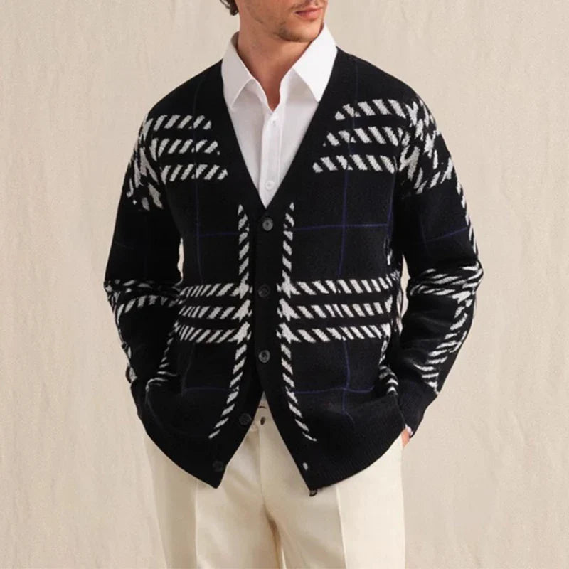 FEDERICO ALESSANDRO GEOMETRISCHE CARDIGAN