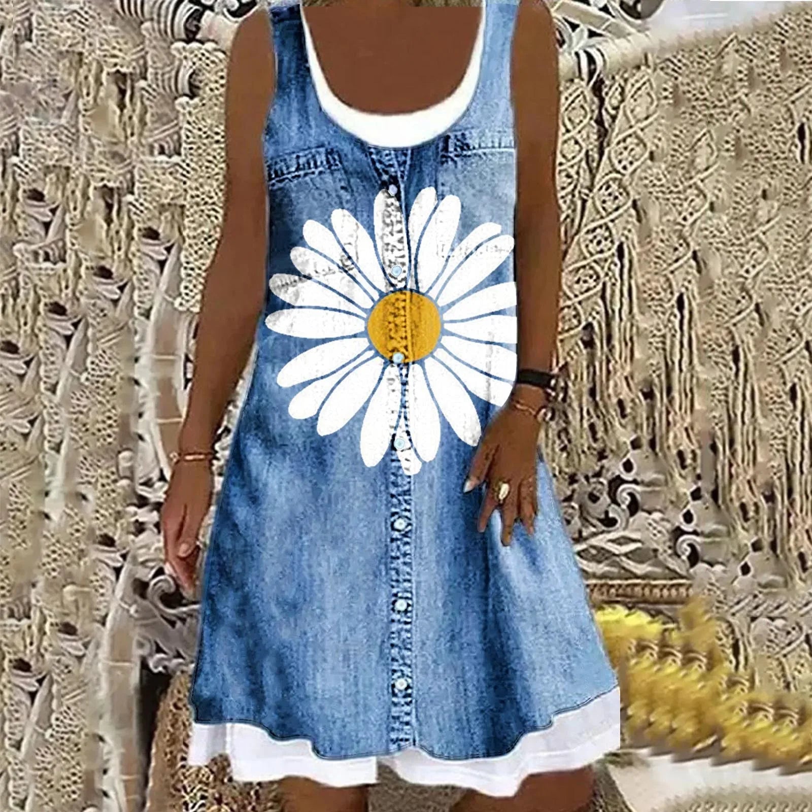 Viola | Zachte en Elegante Denimjurk