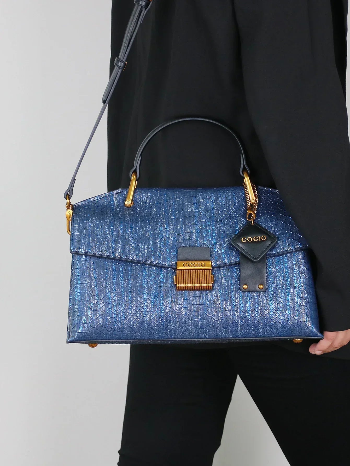 Celeste | Luxe Python Tote Tas