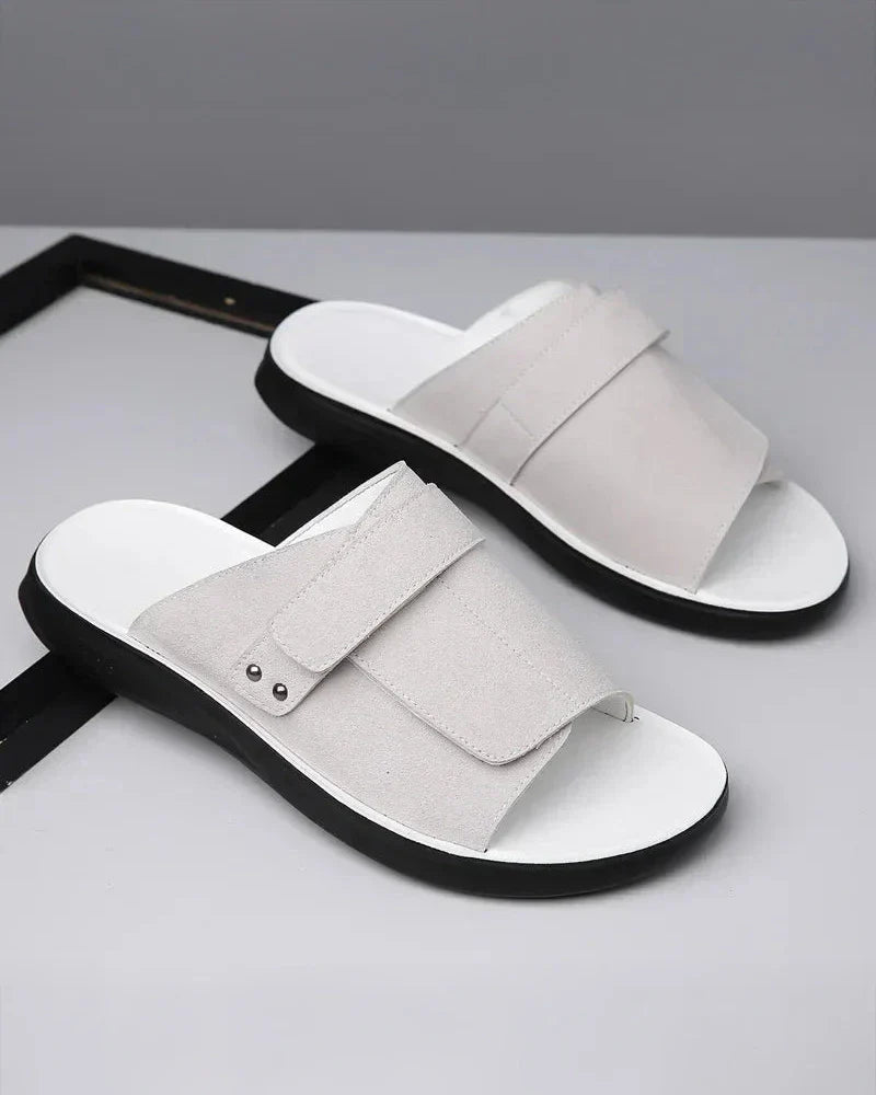 Caelis | Suède Instapsandalen
