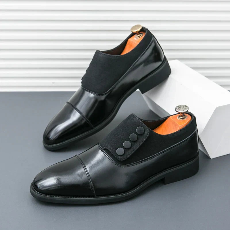 Alexander – Verdi Leren Derby Schoenen