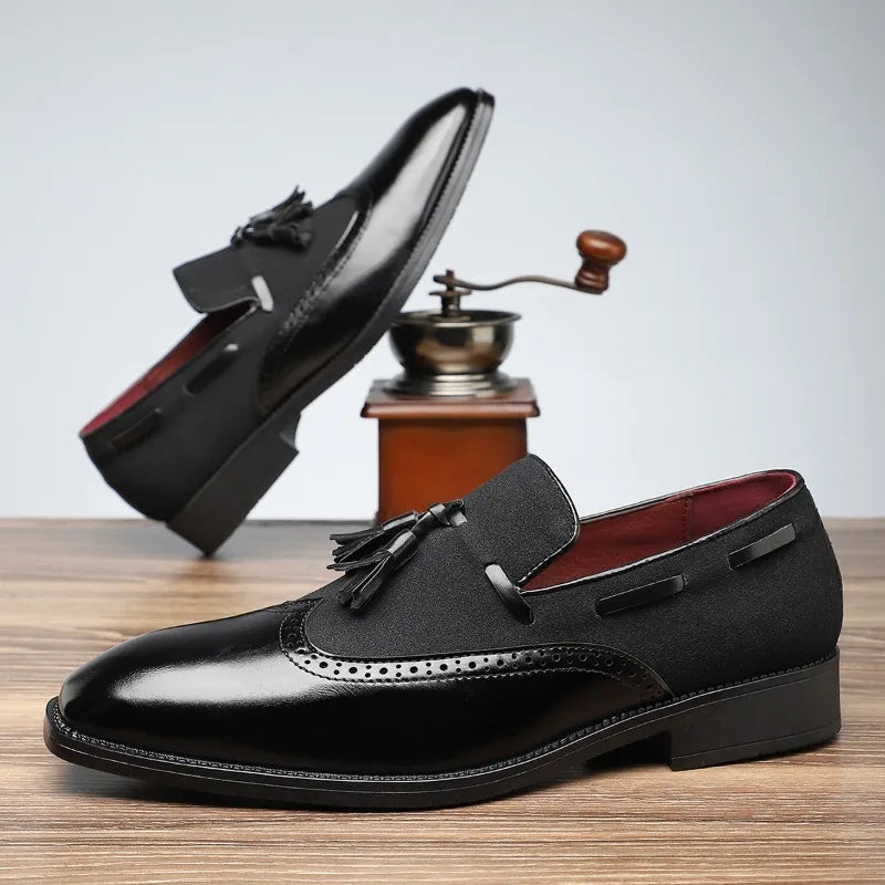 Victor – Vistara Leren Tassel Loafers