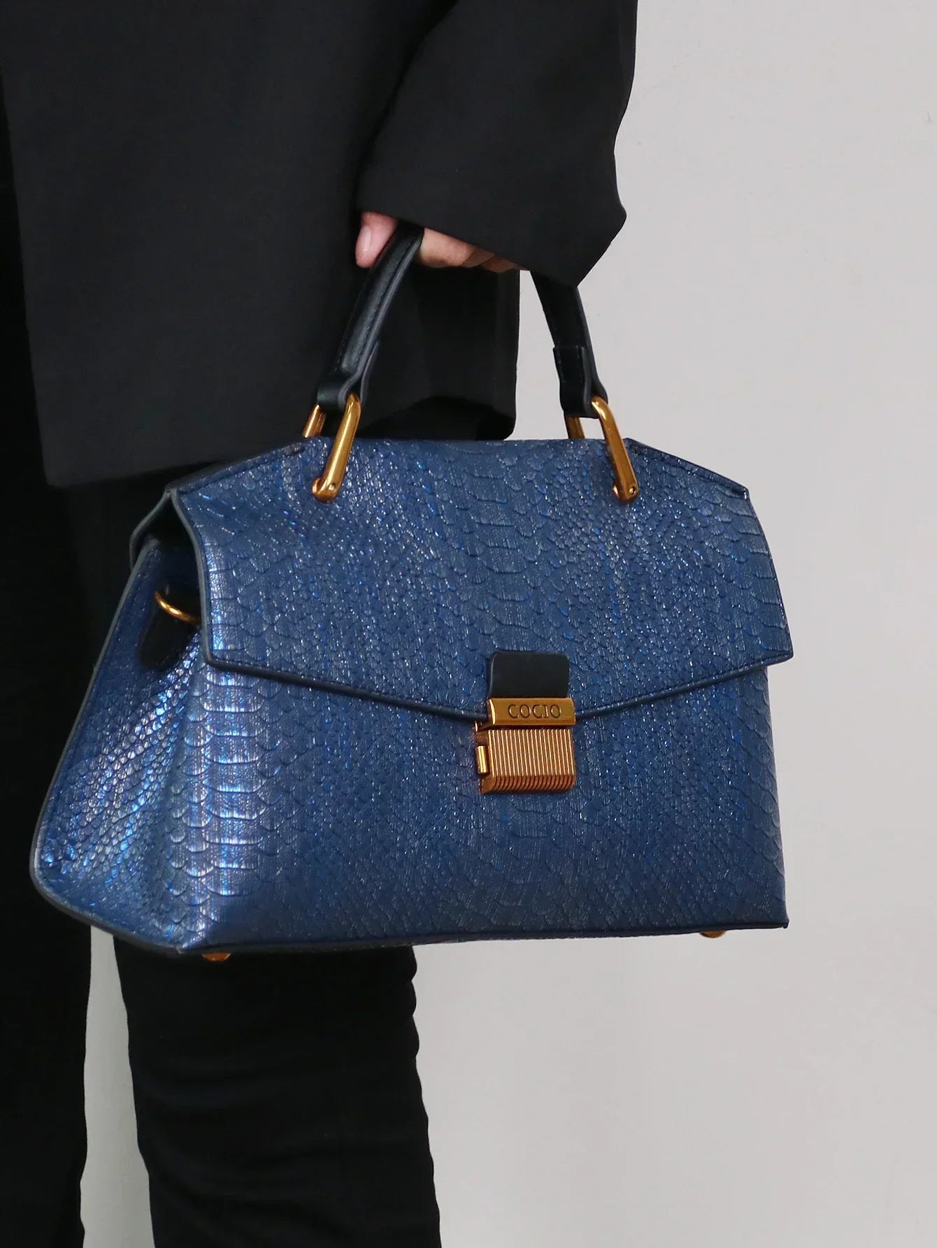 Celeste | Luxe Python Tote Tas