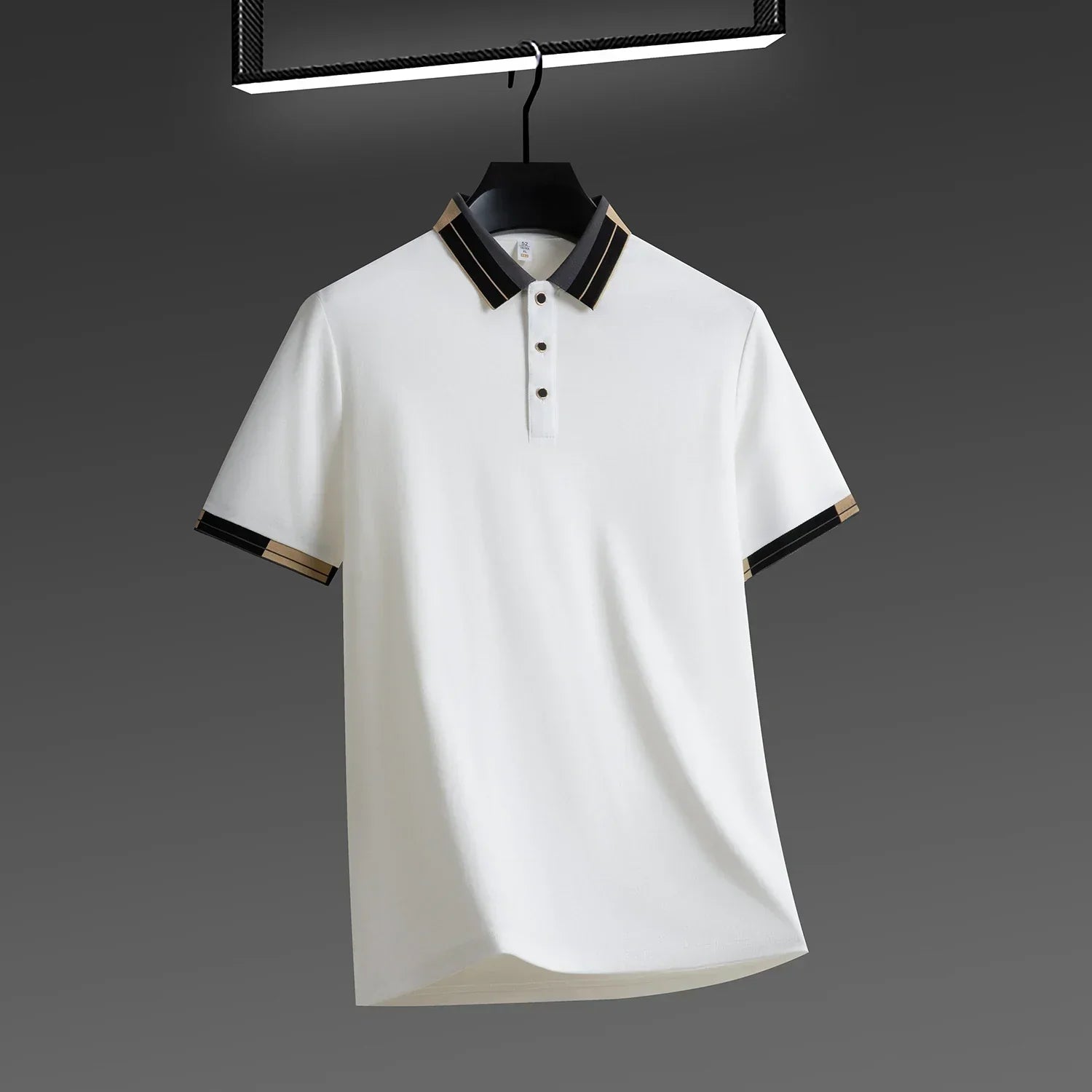 Pieter | Poloshirt met contrasterende afwerkingen