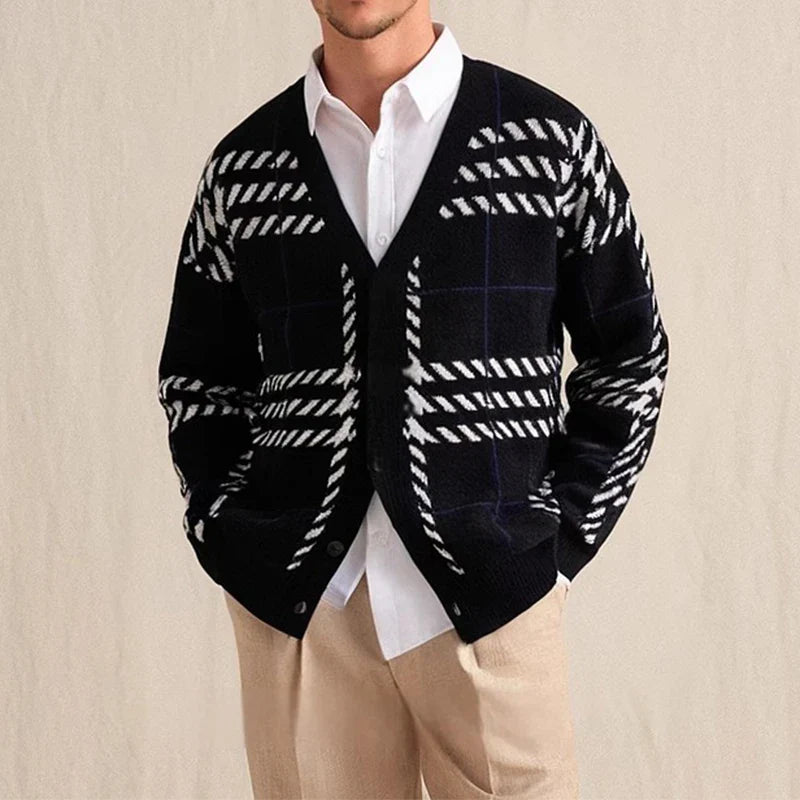 FEDERICO ALESSANDRO GEOMETRISCHE CARDIGAN