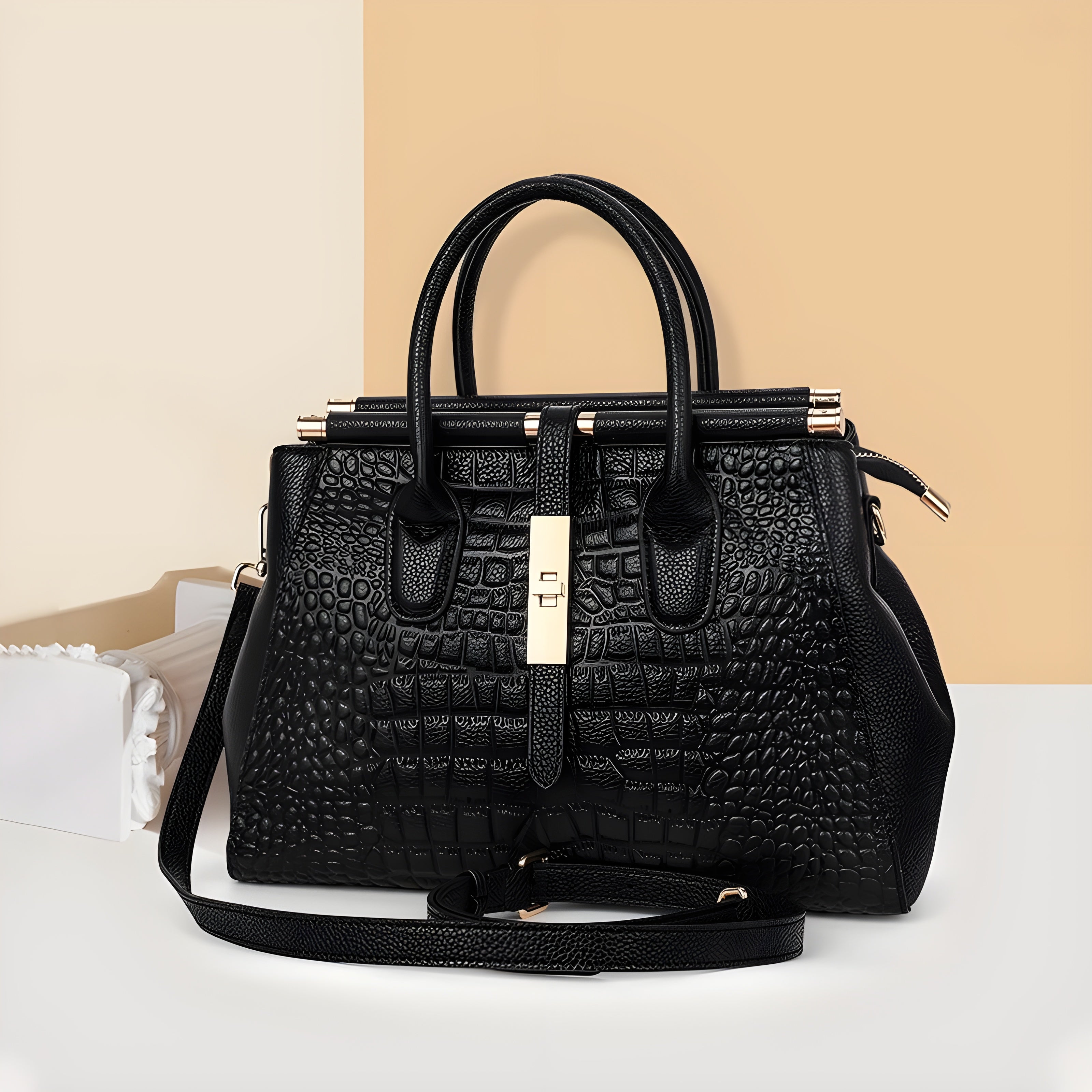 Elysian | Luxe Croco-Handtas