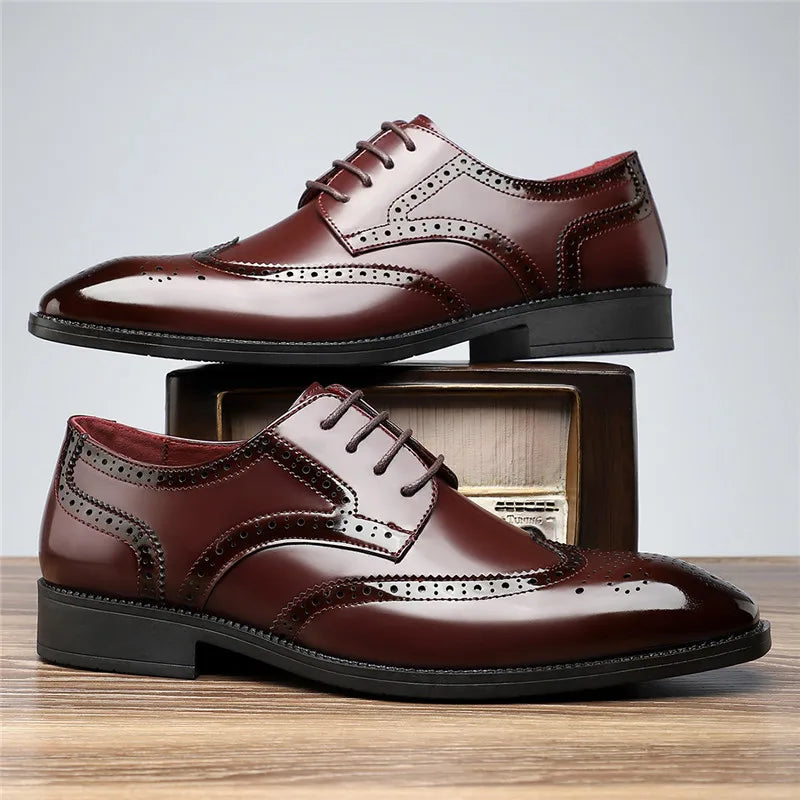 Max – Maxwell Leren Oxford Schoenen