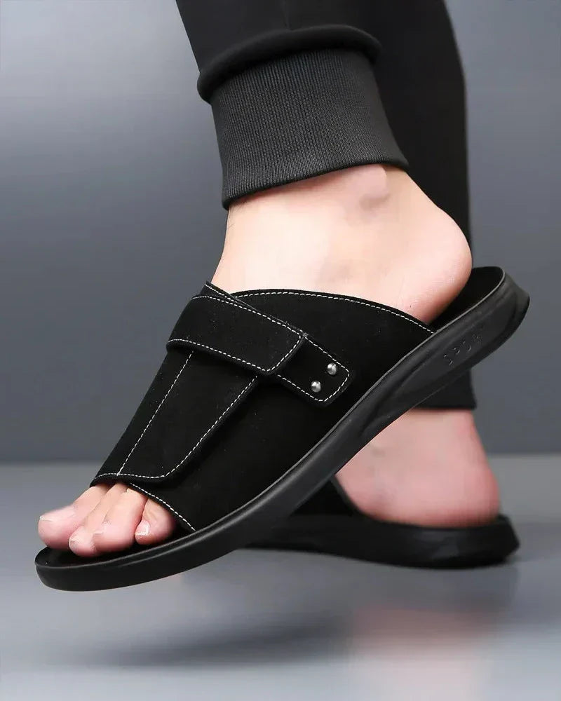 Caelis | Suède Instapsandalen
