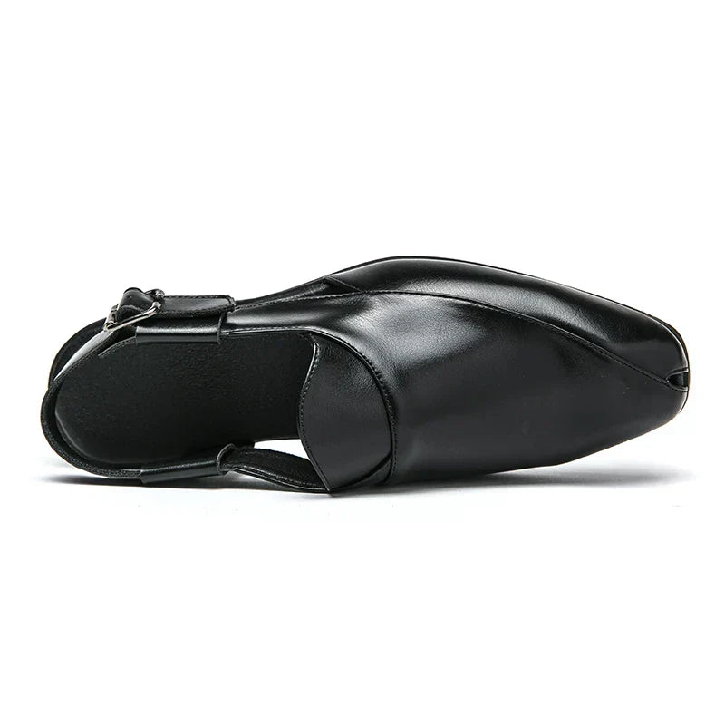 Cas – Cambridge Leren Cut-Out Loafers