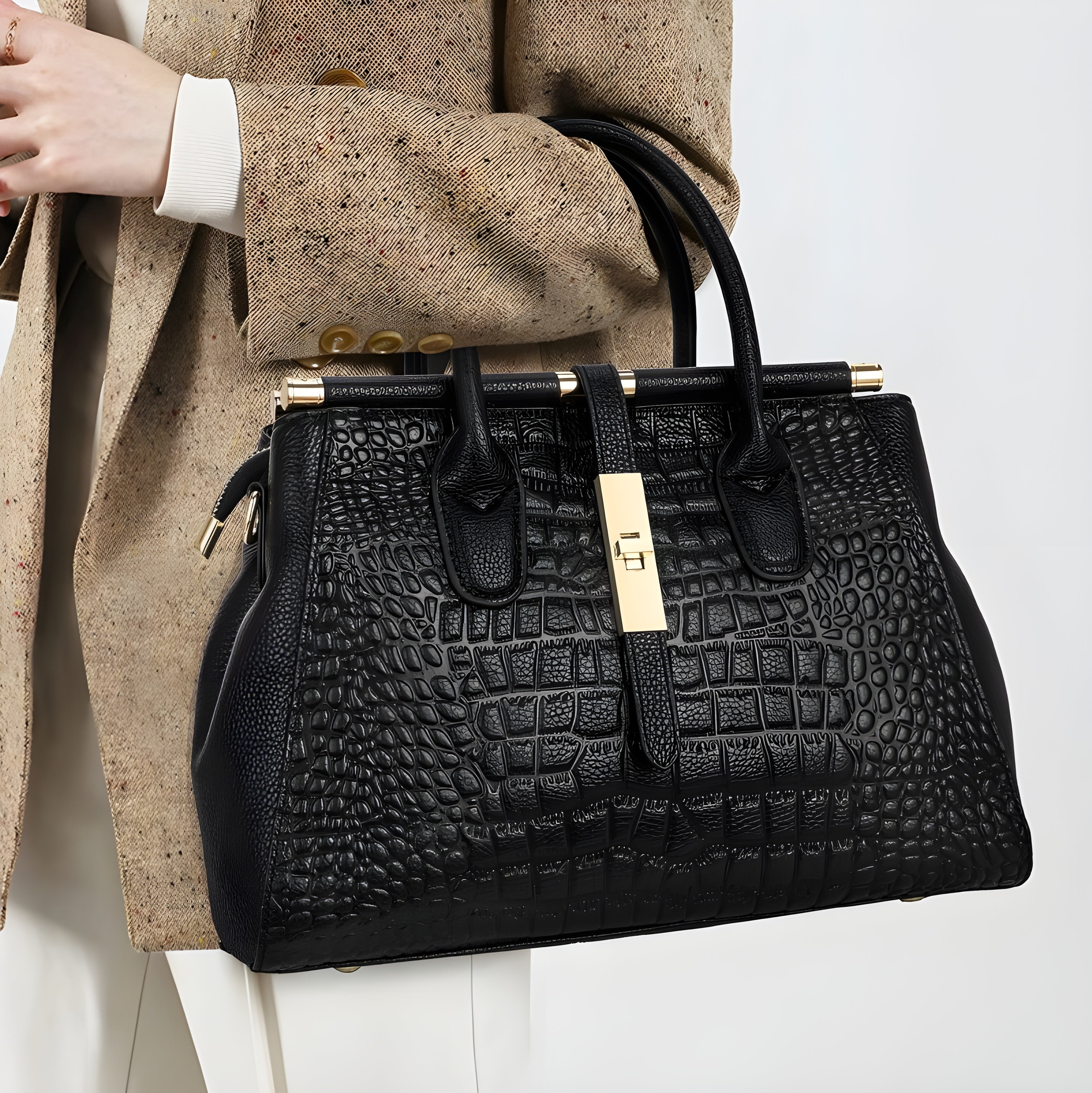 Elysian | Luxe Croco-Handtas