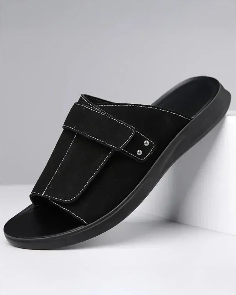 Caelis | Suède Instapsandalen