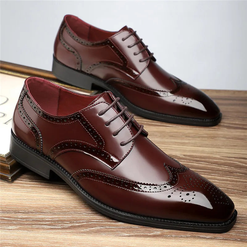 Max – Maxwell Leren Oxford Schoenen