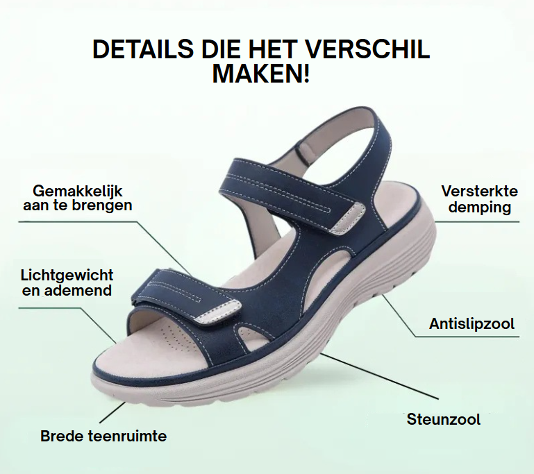 OrthoScratch™ | Orthopedische comfortsandalen voor dames